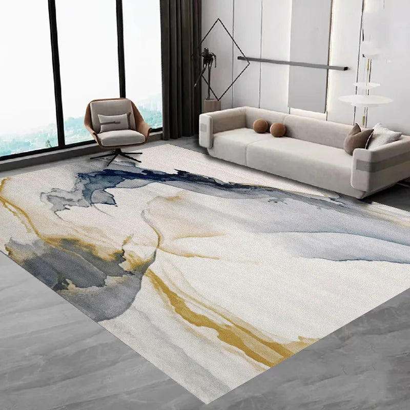 VIKAMA Nordic Simple Carpet Living Room Coffee Table Flannel Large Carpet Anti-Slip Bedroom Bedside Floor Mat Home Decoration