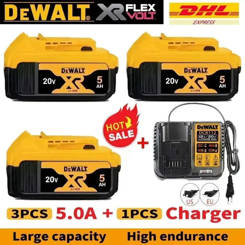 New 100% Original Dewalt 9.0Ah 20V/60V Power Tool Battery DCB206 DCB206 DCB205 DCB200 DCB203 For Dewalt power tool
