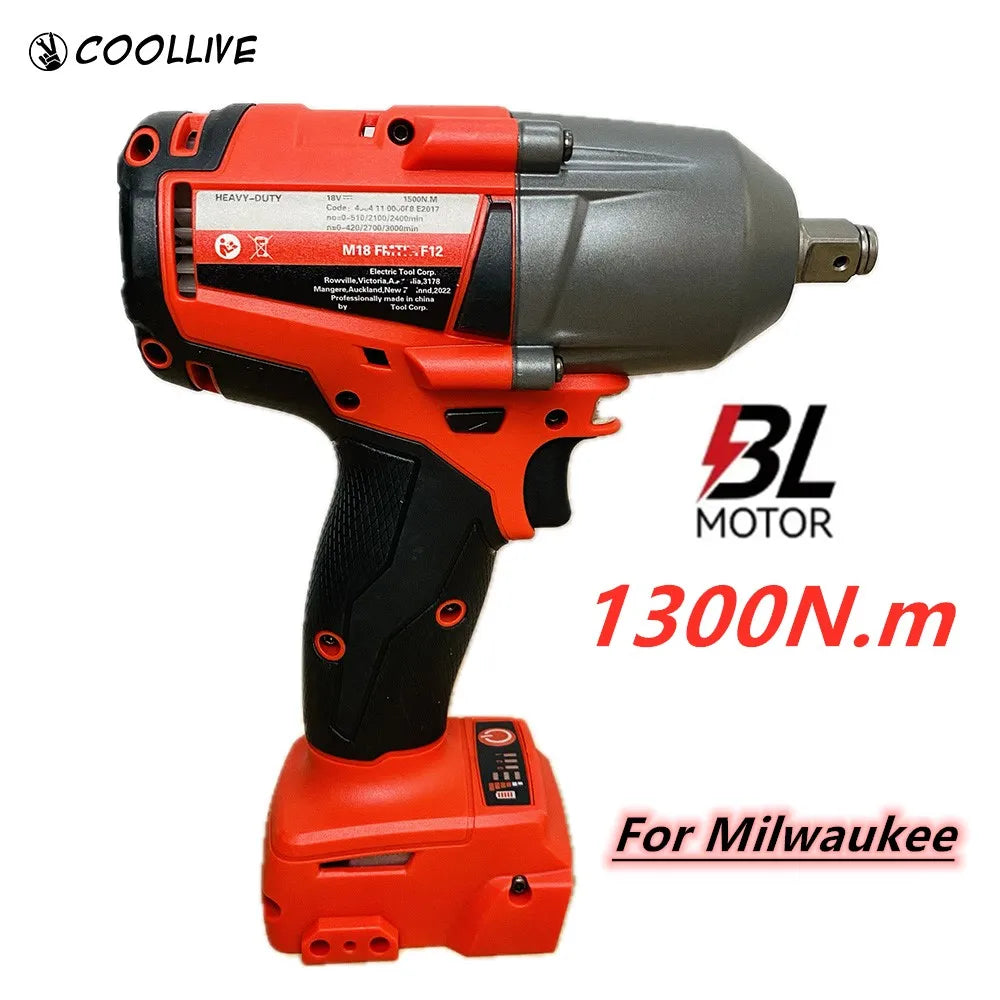 Milwaukee 18V Brushless Impact Wrench Kit For Tire Change