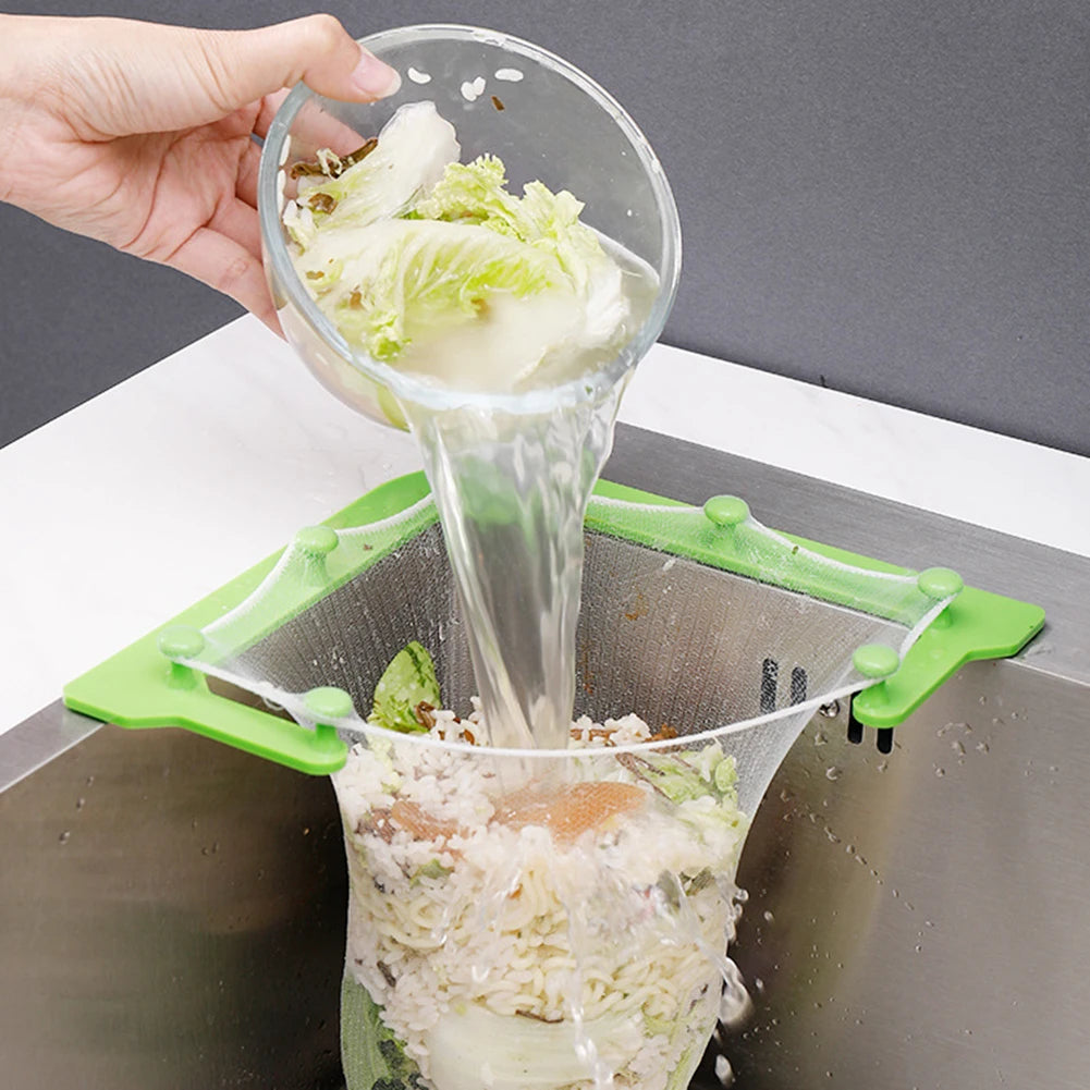 Kitchen Sink Strainer Basket And Drainage Mesh Filter Set
