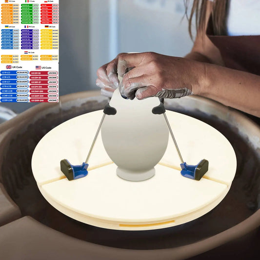 Giffin Grip Pottery Turntable Clamp For Trimming Ceramics