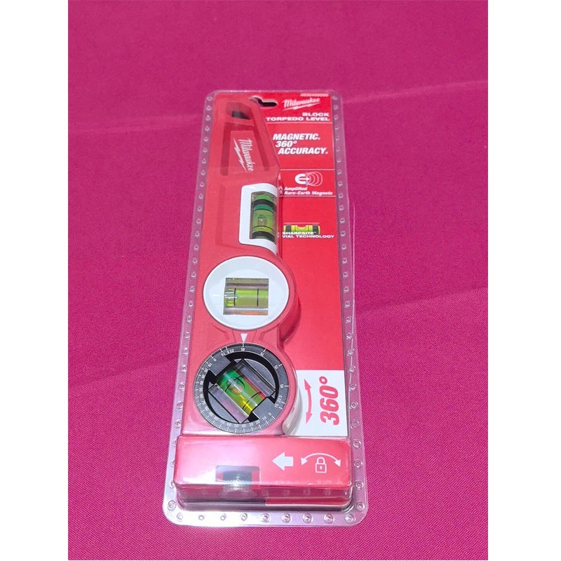 Milwaukee Level Series Premium Spirit Levels & Angle Finders High Accuracy Hand Tools for Construction/Plumbing/Woodworking