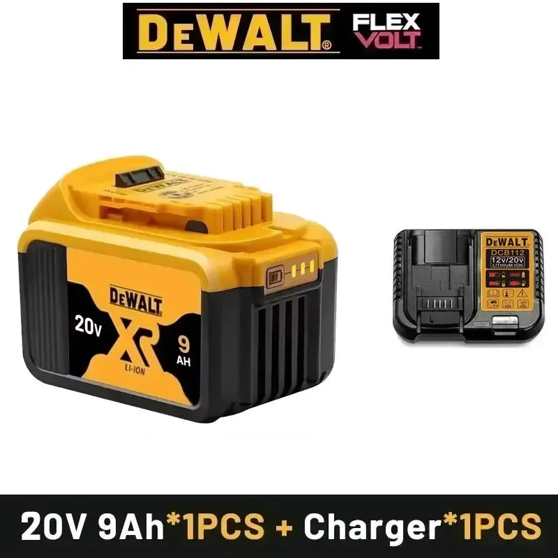 DeWALT 100% Original Battery 20V/60V 9000mAh MAX FlexVolt for DCB200 DCB205 DCB206 DCB209 DCB182 Power Tool Battery Air Transpor