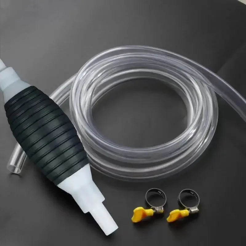 Universal Car Fuel Pump Kit DIY Cut Pipe Manual Hand Suction Pipe Pumping Durable for Liquid Petrol Tuning Fuel Diesel Pump