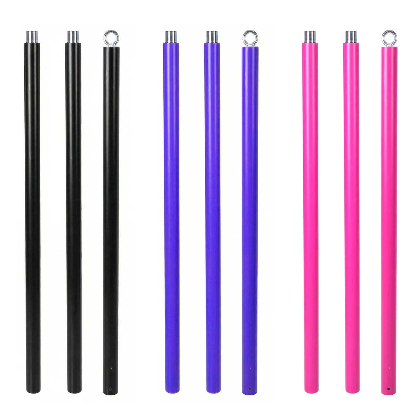 3m Stripper Pole Adjustable Height Portable Fly Dance Pole Removable Fitness Stripping Pole Aerial Equipment for Home Gym Bar