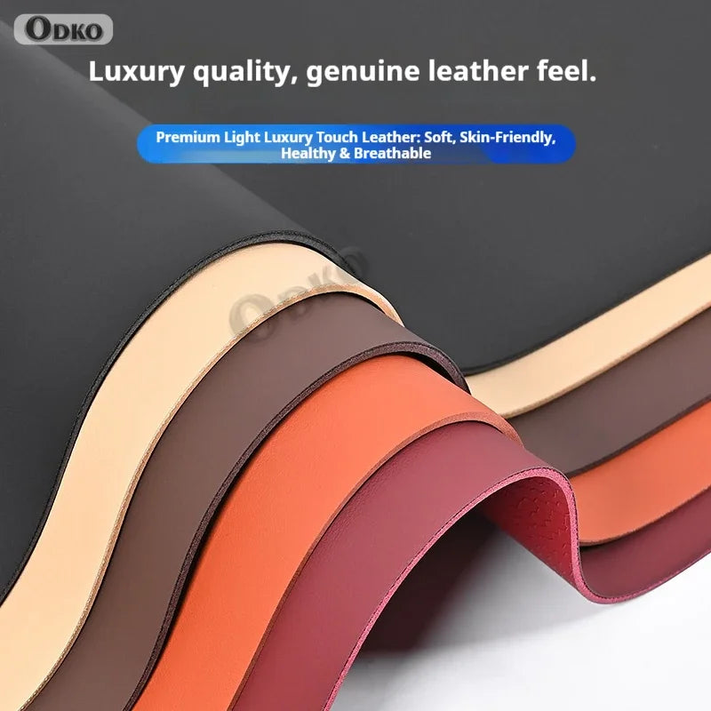For Changan 2 3 Generation CS75 Plus 2022 Leather Car Dashboard Sun Shade Mat Instrument Desk Non-slip Cover leather Accessories