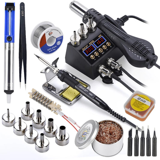 JCD 8898 750W Soldering Station With LCD Display Kit