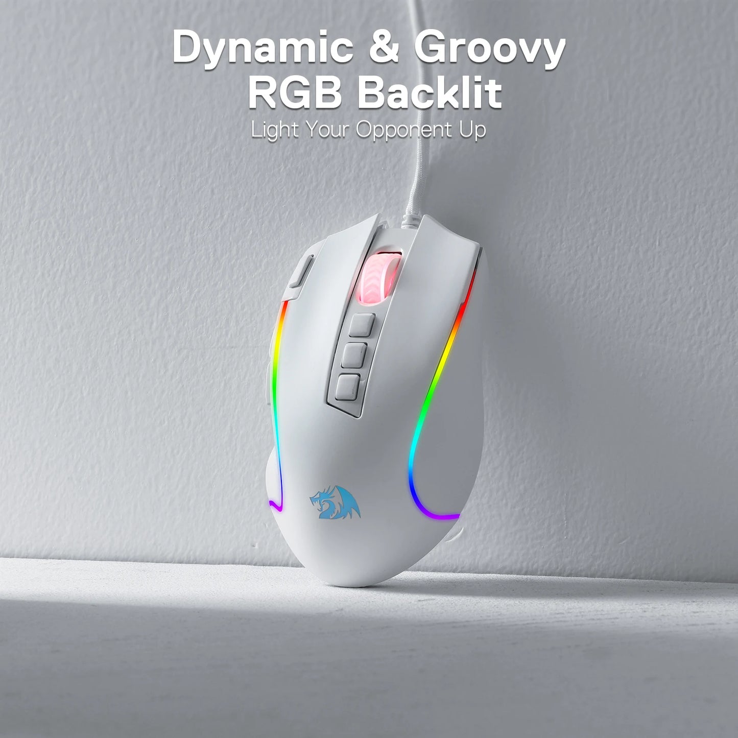Redragon M612 Predator RGB Gaming Mouse 8000 DPI Wired