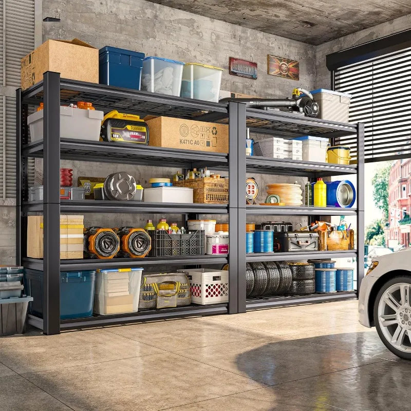 REIBII 3010LBS Storage Shelves 72 H Garage Heavy Duty Shelves