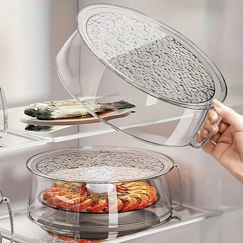 Multifunctional Microwave Splash Guard - Heat Resistant 200 °   C, 360 °  Splash-Proof, Stacking Design, Food Insulation Cover