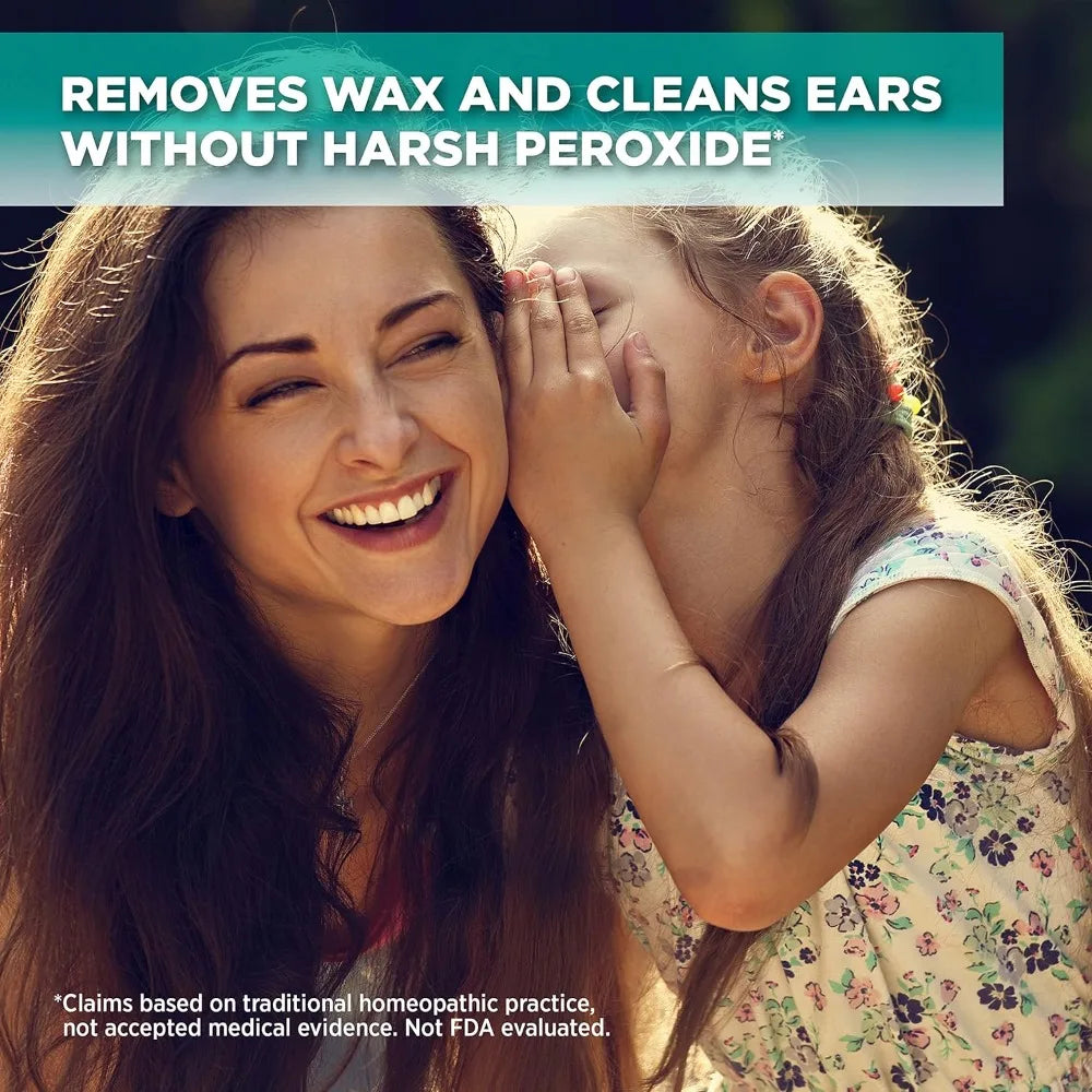 Ear Wax Removal Kit, 0.33 oz Ear Drops with Bulb Syringe, Peroxide-Free