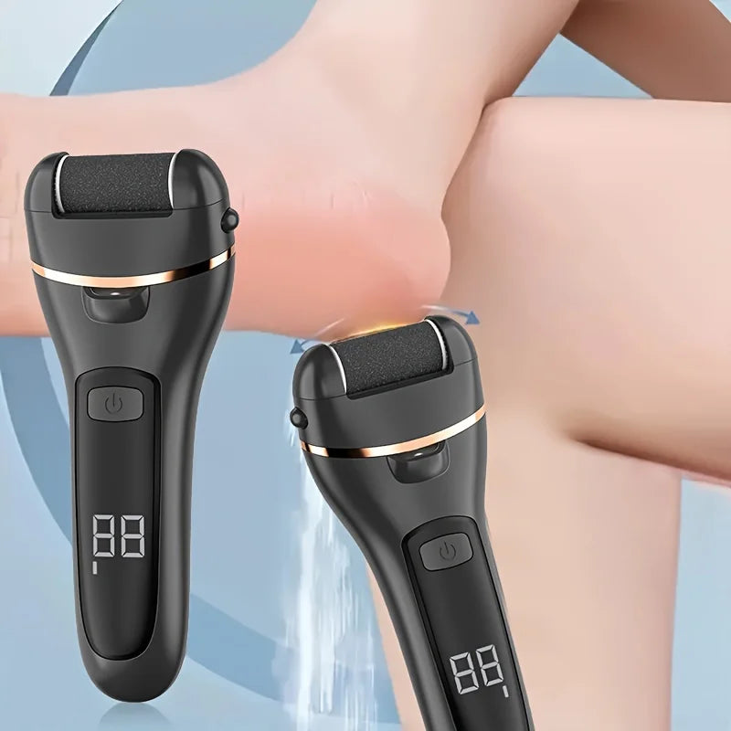 USB Powered Electric Foot Grinder Callus Remover Rechargeable with Adjustable Speeds for Men & Women's Pedicure Care