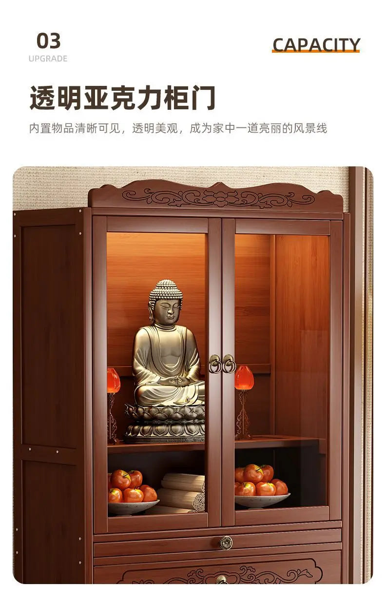 Non-solid Wood Living Room Cabinets Incense Stand Household Buddha Altar Living Room Cabinets Chinese-style Furniture Kast JTC
