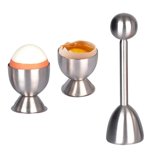 Premium Stainless Steel Egg Topper And Cutter Tool