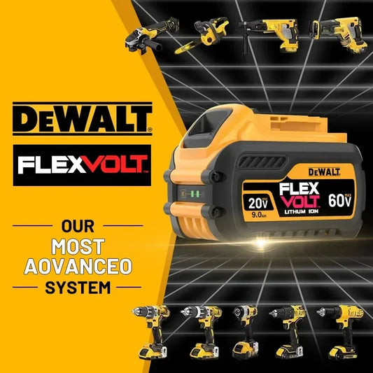 New 100% Original Dewalt 9.0Ah 20V/60V Power Tool Battery DCB206 DCB206 DCB205 DCB200 DCB203 For Dewalt power tool