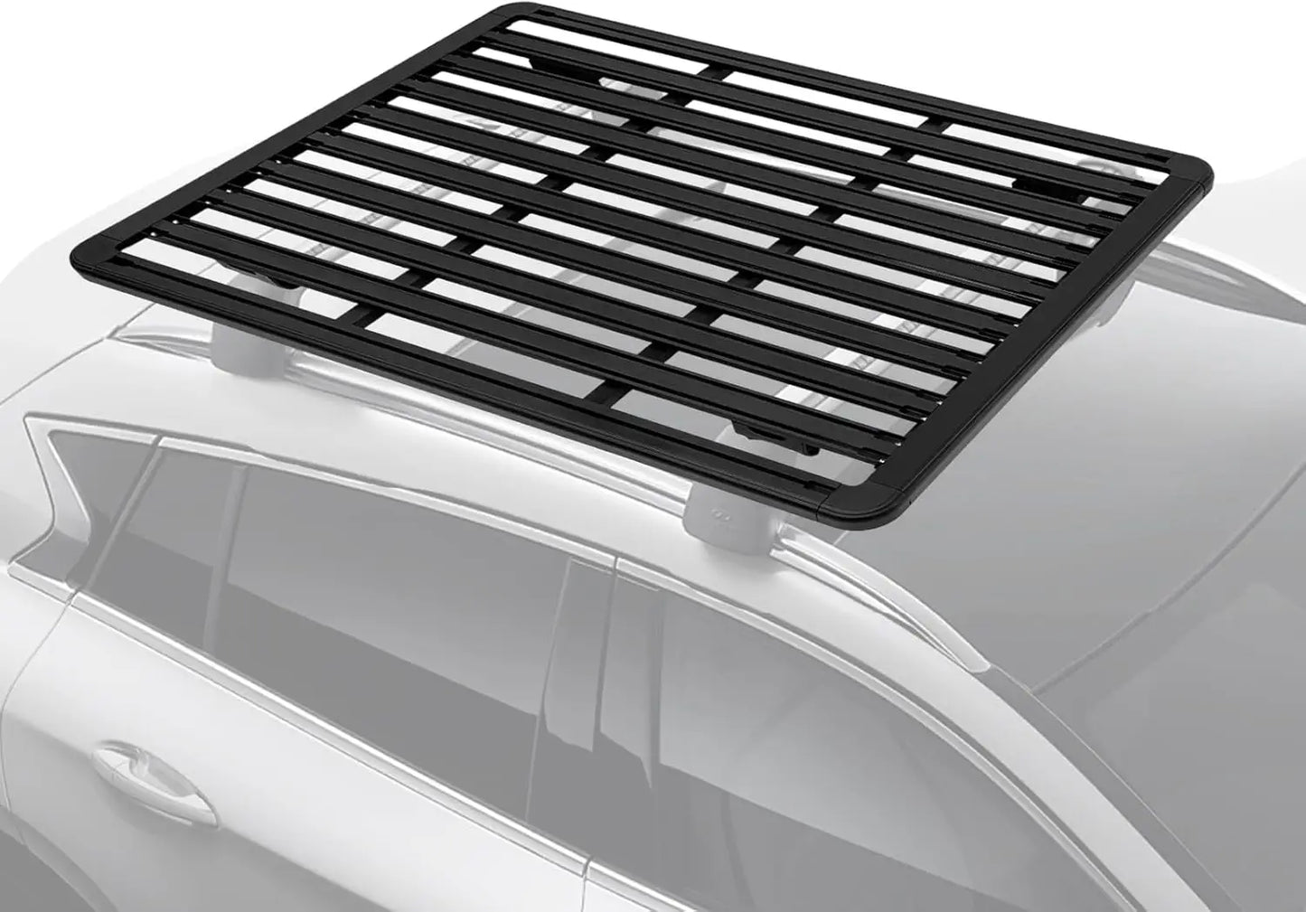 63*47.24In Platform Flat Roof Rack,330.69-440.92lbs Capacity Car Top Flat Roof Luggage Rack Universal Roof Flat Rack