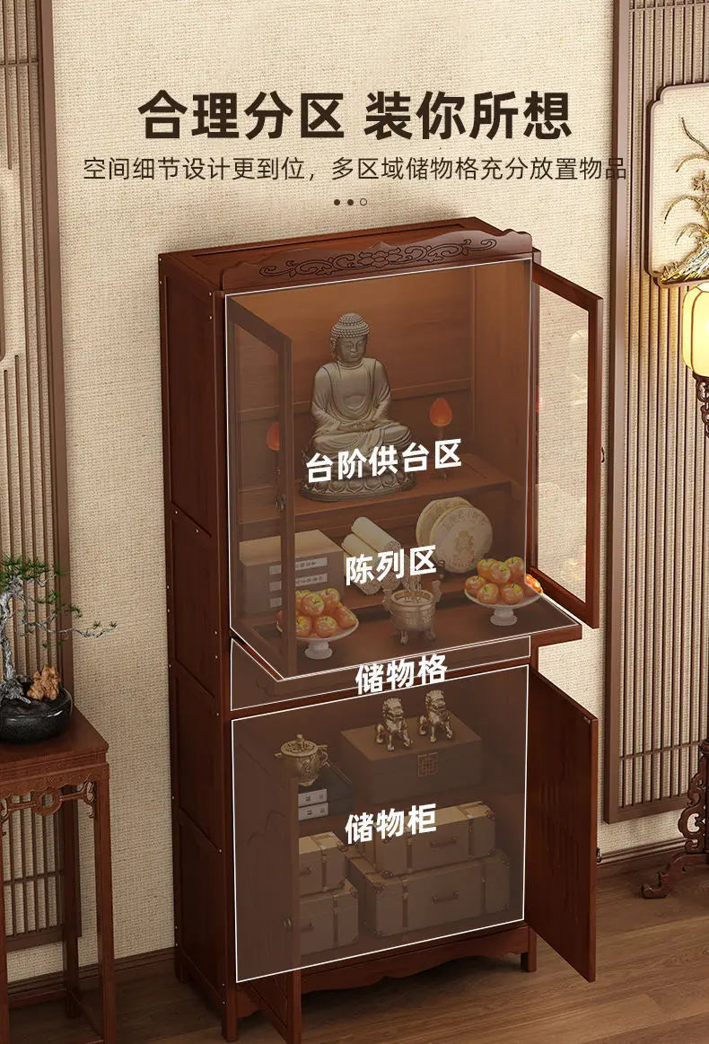 Non-solid Wood Living Room Cabinets Incense Stand Household Buddha Altar Living Room Cabinets Chinese-style Furniture Kast JTC