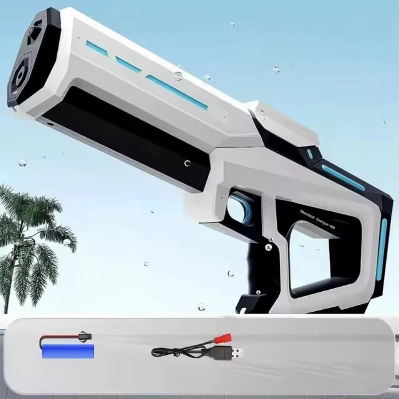 42cm Electric Water Guns for Adults High Pressure Automatic Absorb Water Watergun Summer Outdoor Beach Pool Toys for Kids Gifts
