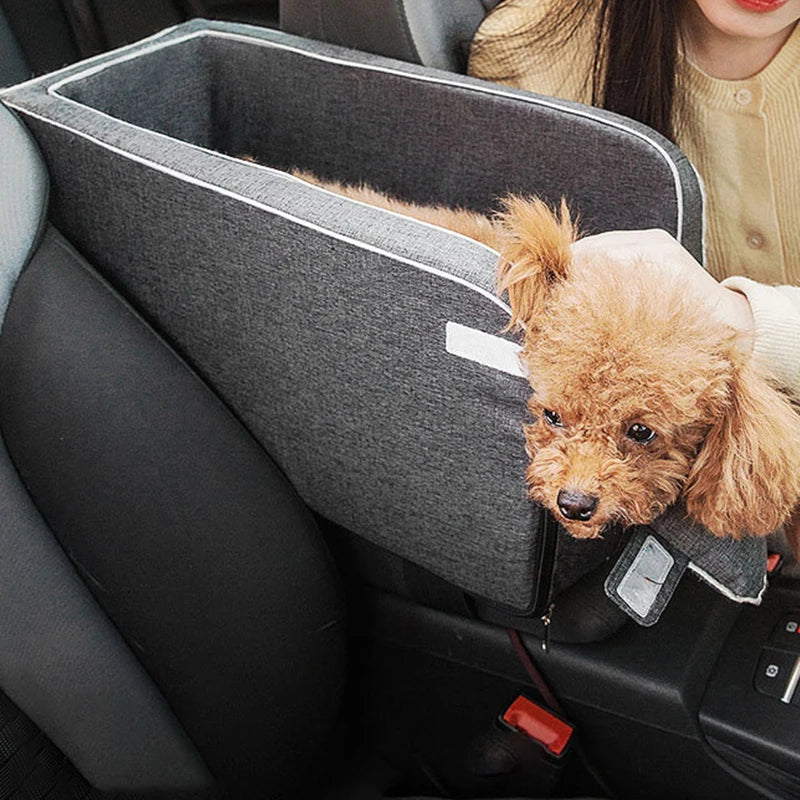 Protective Nylon Pet Car Seat And Travel Carrier Bed