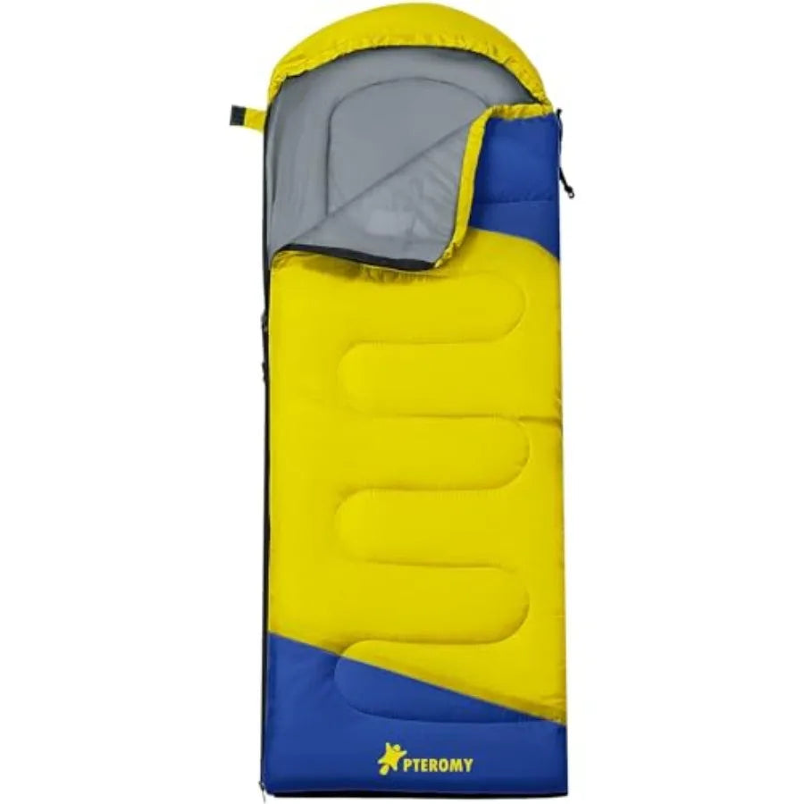 Sleeping Bags for Adults Lightweight and Machine Washable Water Resistant Backpacking Camping Sleeping Bag for Warm Cold Weathe