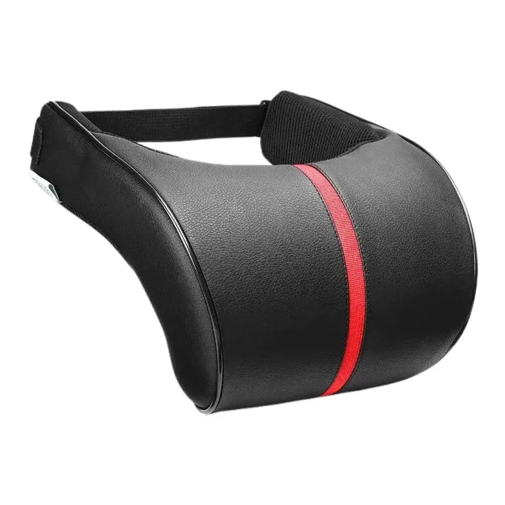 Adjustable Breathable Car Headrest Memory Cotton Car Cushion Leather Neck Pillow Car Waist Pad Automotive Decorative Products