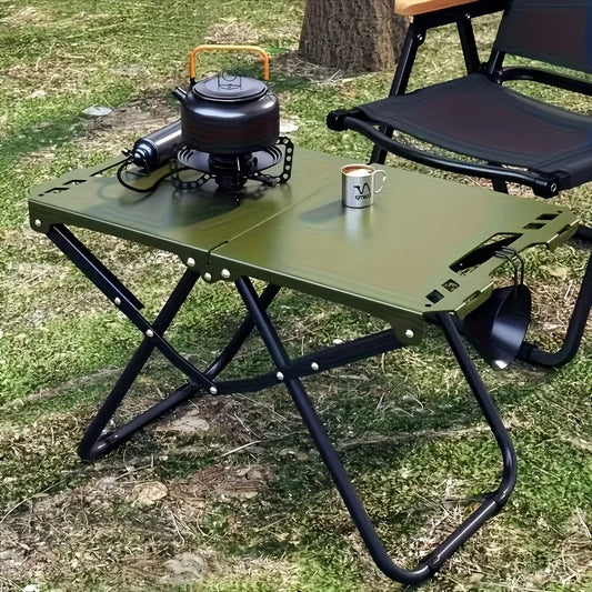 Portable Folding Table - Lightweight with Foldable & Detachable Legs - Compact Suitable for Camping, Picnic, BBQ, Hiking, Beach