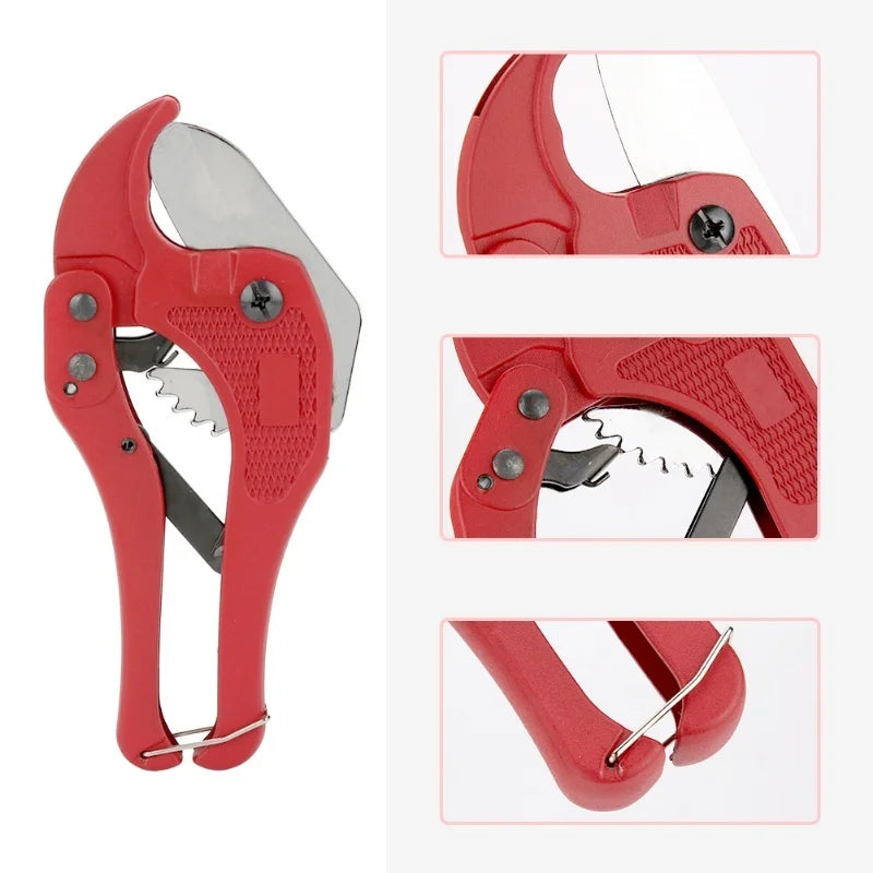 Portable Pipe Cutter Plastic Polythene PVC Pipe Rubber Neoprene Hose Cutter Steel Blade