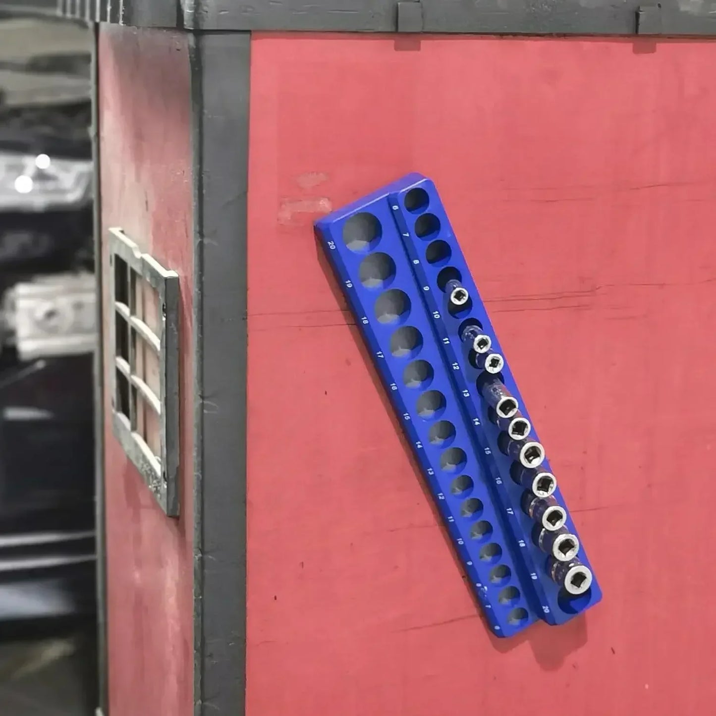 Magnetic Socket Organizer Kit For Tools Storage And Display