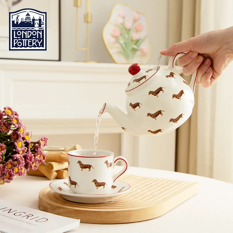 Animal Motif Ceramic Mug for Coffee and Tea Enthusiasts
