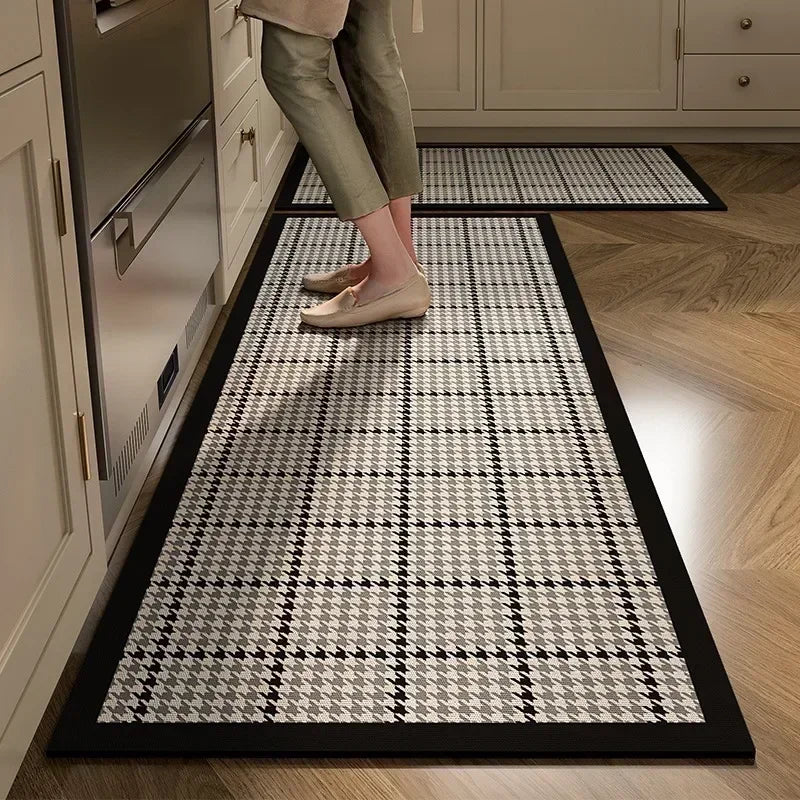 Kitchen Floor Mat Absorbent Non-slip Carpet Diatom Mud Long Foot Mats Minimalist Style Home Decoration Rug for Bathroom 주방 카펫