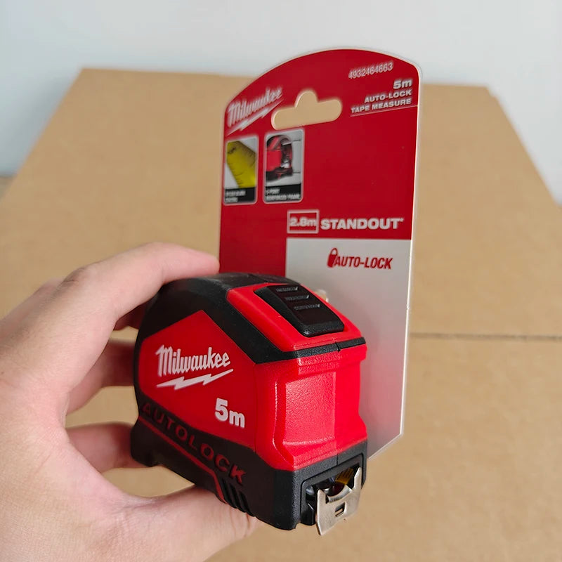 Milwaukee Tape Measure Series 5m/8m/10m AutoLock Magnetic Heavy Duty Measuring Tape for Construction Woodworking DIY