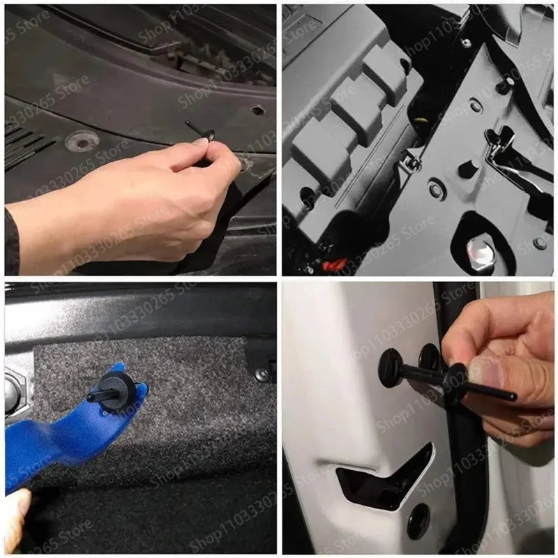 Suitable for BMW X1X3X5X6 wheel arch buckle, expansion rivet, leaf plate, core rivet, mudguard clip Bumper Clip Sideskirts