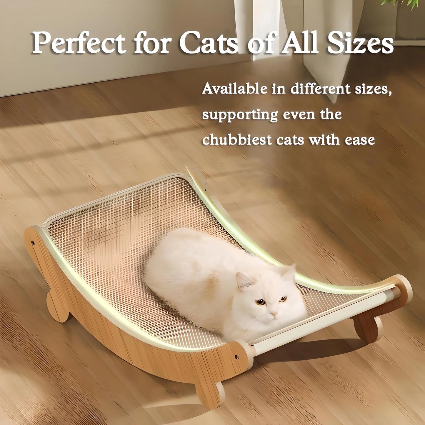 Cat Scratcher Lounge With Sisal Rope And Arch Design