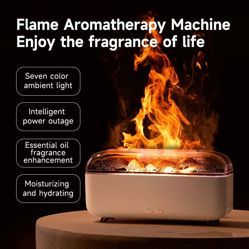 Volcanic Lava Essential Oil Diffuser USB Humidifier For Home