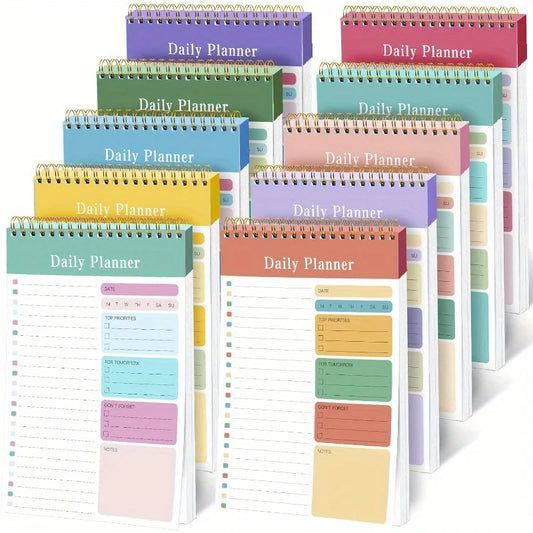 1PC Daily To Do List Notepad -  30 Laminated Sheets for Work, School, Fitness & Academic Goals Notebook - Perfect Back To School