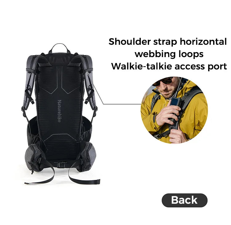 Naturehike Rock 2.0 Hiking Backpack Large Capacity Outdoor Backpack for Leisure Sports and Travel Climbing Camping Backpack