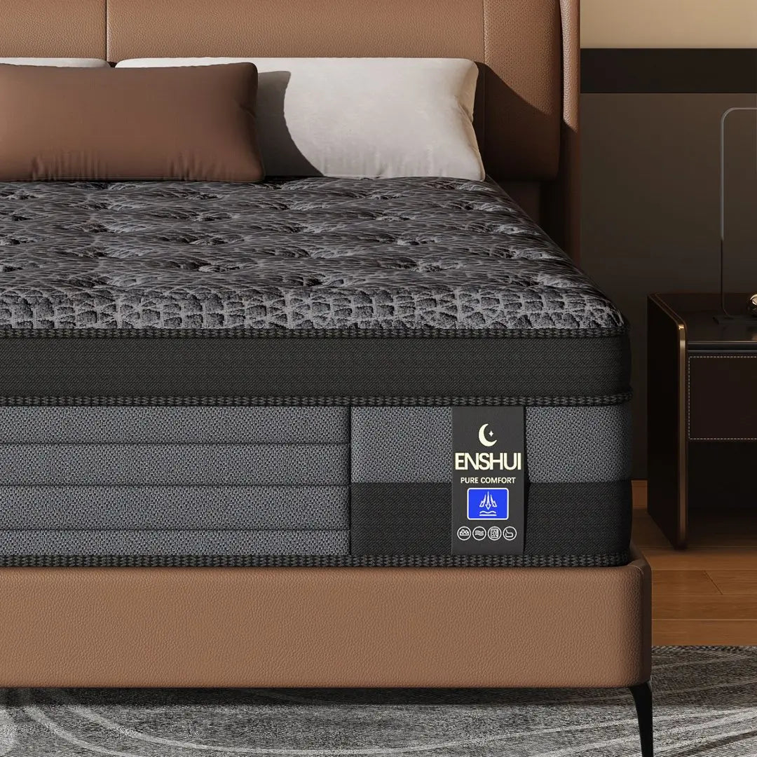 Comfortable Pocket Spring Memory Foam Mattress With Suede Top