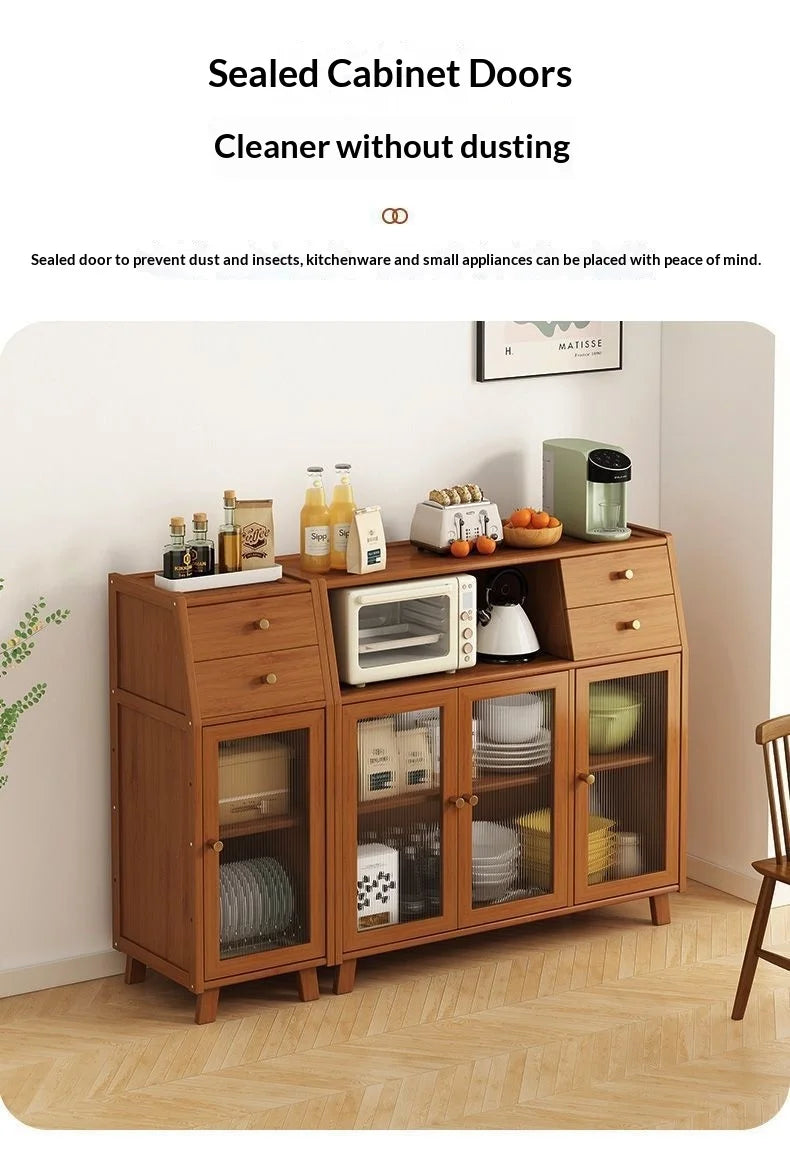 Narrow Living Room Storage Cabinet Multipurpose Sideboard Coffee Station Bar Cabinet Kitchen Pantry Drawer Organizer Furniture