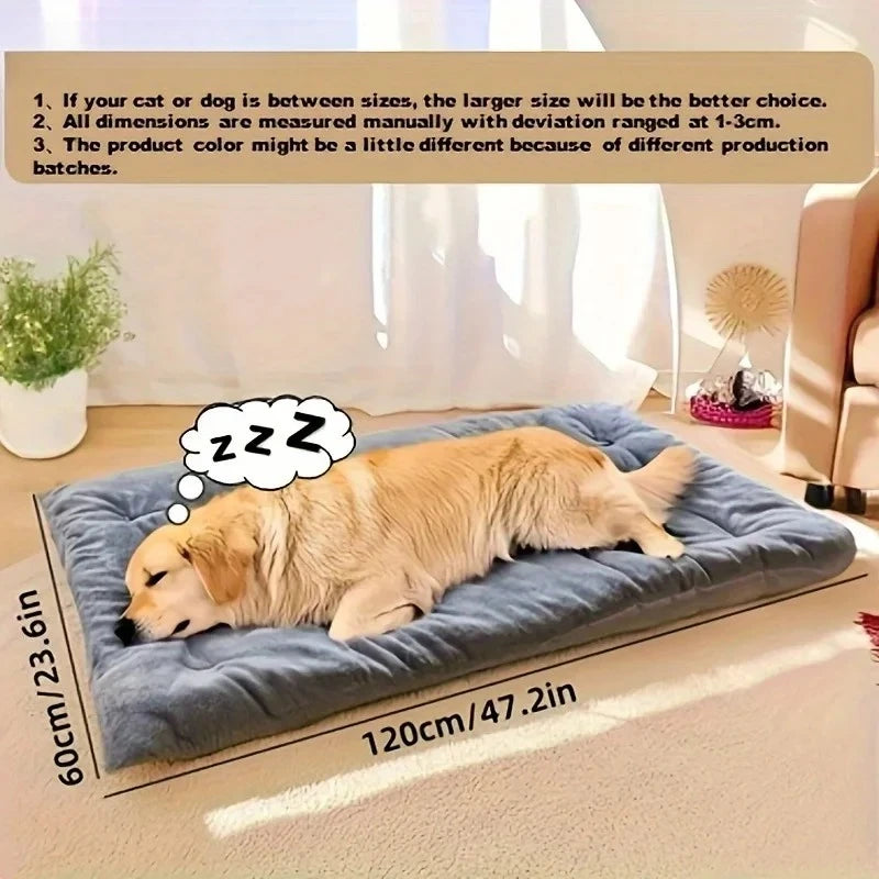 Thickened Plush Dog Bed Sofa Breathable Comfortable Pet Mat