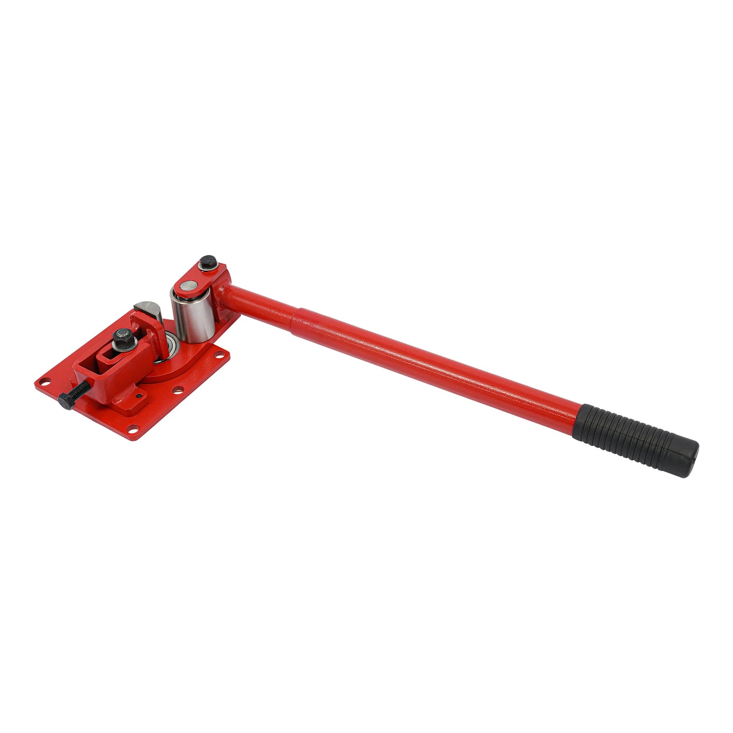 Manual Flat Bar Bender 90°, Sheet Metal Bending Tool 0-5mm Thick, Flat Steel Bender 0-50mm Width 7 Bearings for Steel Copper Aluminum