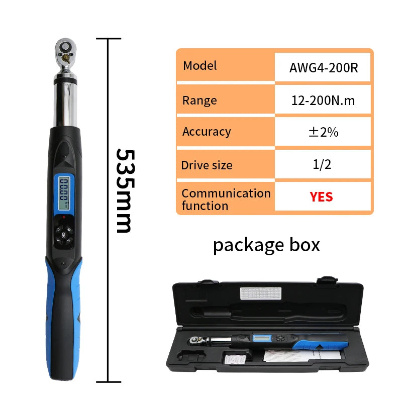 Shahe Digital Torque Wrench With LED Buzzer For Automotive