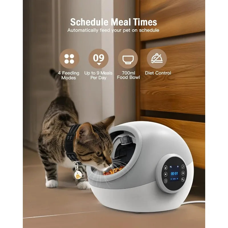 Automatic Cat Feeder with Microchip - Prevents Food Stealing