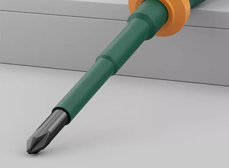 GREENERY Insulated Electrician Screwdriver Current-Isolate Phillips Flat Driver Magnetic Slotted Cross Screwdrivers for Repair