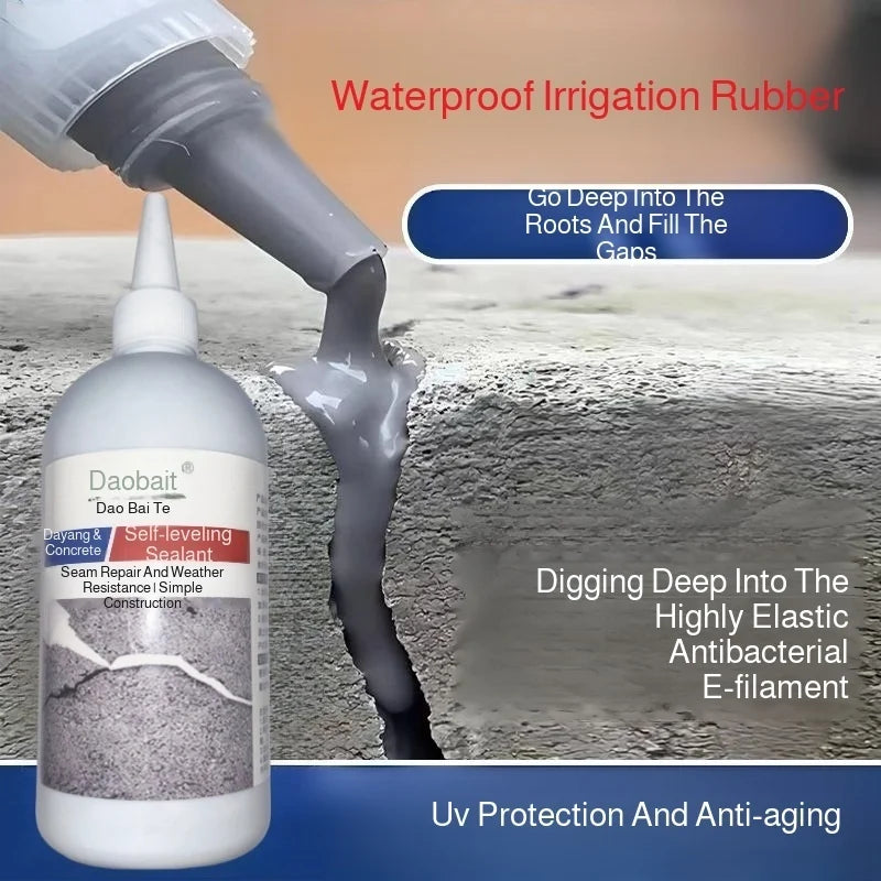 Waterproof Adhesive Leak Repair Concrete Crack Filler - Quick Setting High Strength Sealant for Roof Wall Floor Pool Leakage Fix