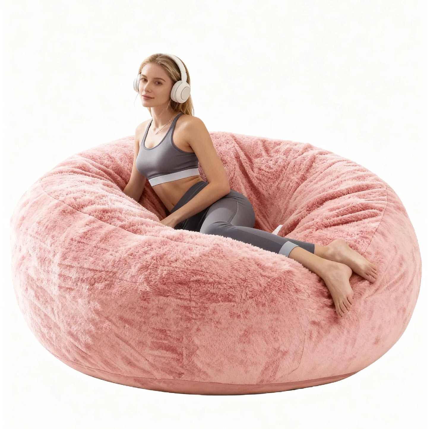 Memory Foam Bean Bag Chair For Superior Plush Comfort