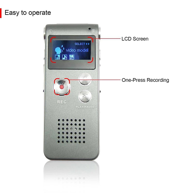 8GB/16GB/32GB Voice Recorder MP3 Player Mini Sound Audio Recorder Professional Mini USB Flash Drive Recording Dictaphone
