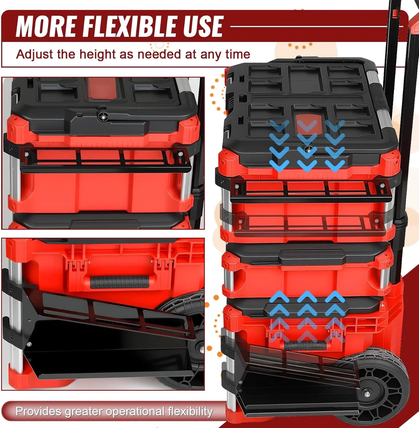 Horizontal Tool Organizer Mount Holder Compatible With Milwaukee Packout Tool Boxes Accessories