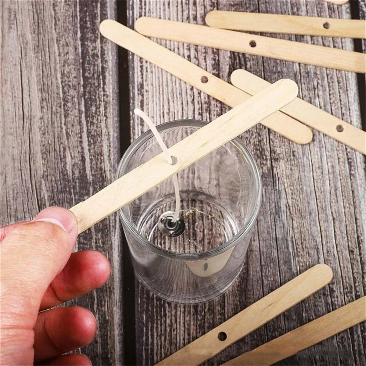 DIY Candle Making Tools Kit - Includes Pouring Pot Wax Melting Material Aromatherapy Wicks & Holder for Crafting Homemade Candle