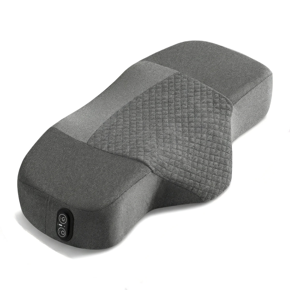 Heated Memory Foam Massaging Neck Pillow With Shoulder Support