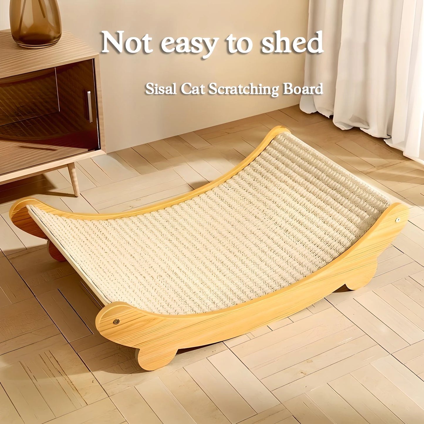 Cat Scratcher Lounge With Sisal Rope And Arch Design